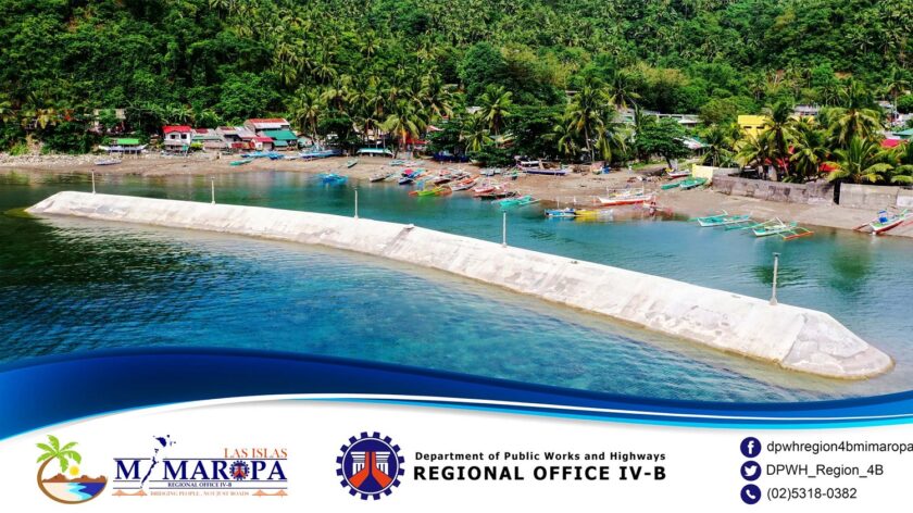 alaki ang maitutulong sa mga residente lalo na sa mga mangingisda nang ginagawang breakwater o seawall sa Bayan ng Mogpog, Marinduque.