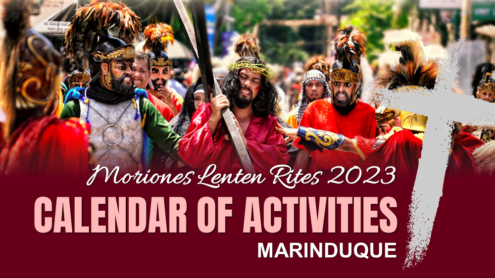 Marinduque Moriones Lenten Rites Calendar of Activities 2023_Moryonan v2