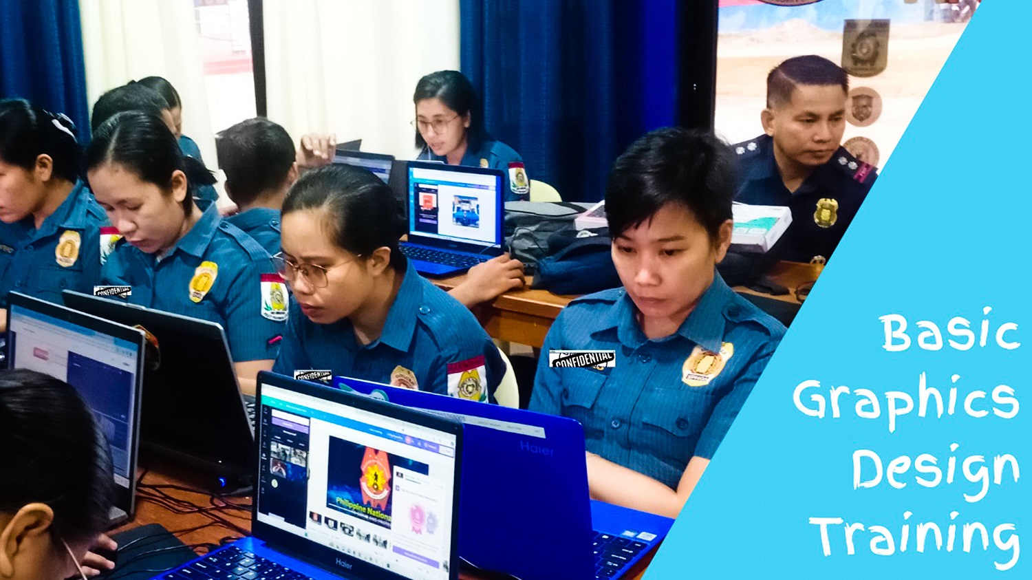 Marinduque cops undergo DICT’s basic graphic design training